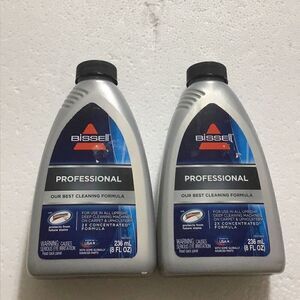 Bissell, professional floor cleaner 2 1/4 8 ounce bottles